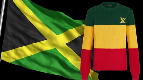 jamaican sweater louis vuitton|Louis Vuitton Made a Jamaican Flag Sweater With Wrong Colors .